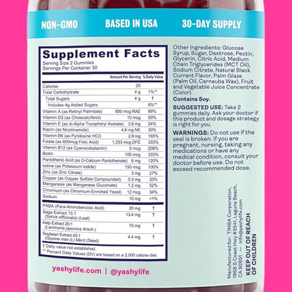 Gummies for Menopause | Hormone-Free Supplements for Women | Clinically Backed | 30 Servings | Helps Alleviate Hot Flashes, Night Sweats, & Mood Swings | Supports Libido | BlackBerry Flavor