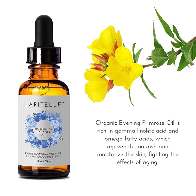 Laritelle Organic Hormonal Balance & Thyroid Support Treatment 1 oz | Fights Hormonal Imbalance, Supports Endocrine System| Normalizes Hormonal Imbalances of The Thyroid | Rejuvenating, Age Defying