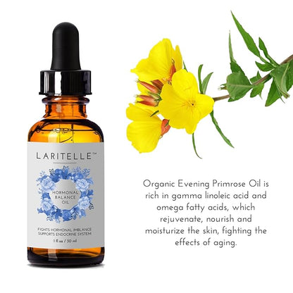 Laritelle Organic Hormonal Balance & Thyroid Support Treatment 1 oz | Fights Hormonal Imbalance, Supports Endocrine System| Normalizes Hormonal Imbalances of The Thyroid | Rejuvenating, Age Defying