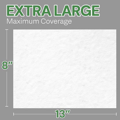 Adult Wipes Extra Large Scented - Skin-Friendly Incontinence Wet Wipes for Adults & Elderly Disposable Washcloths - 8x13" 4 Packs of 60 (240 Wipes)