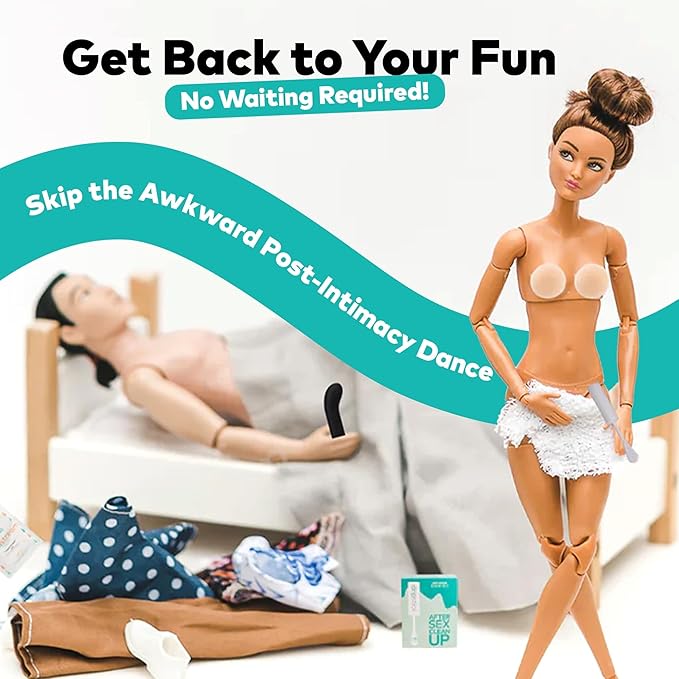 Dripstick Absorbing Sponge For Women - Awkward Essentials Dripstick 20 Pack of Sterile Post Coitus Sponges for Feminine Care and Hygiene