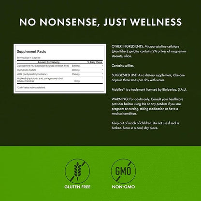 Swanson Glucosamine Chondroitin & Msm with Hyal-Joint 90 Capsules