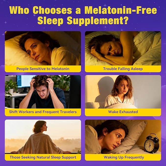 Melatonin Free Sleep Gummies for Adults with Magnesium, Valerian Root, 5-HTP & Herbal Blend - Natural Sleep Aid Supplements - Non-Habit Forming, Sugar Free, Strawberry Flavor, 60 Count (2)