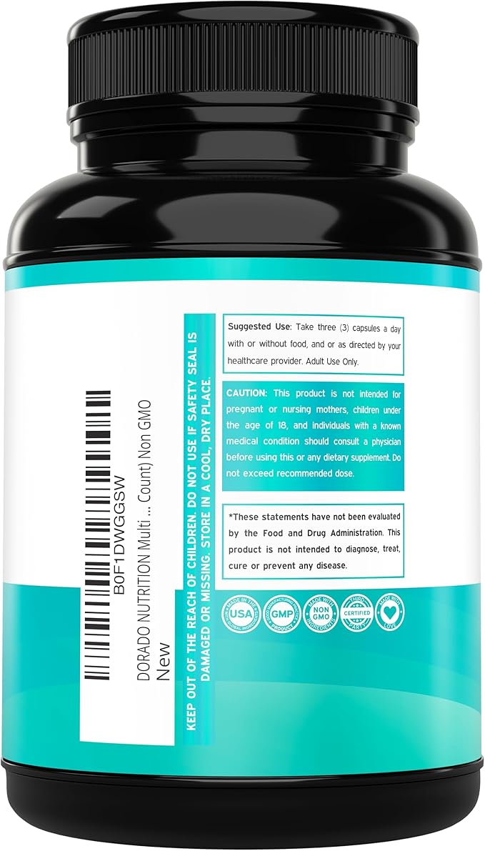 Multi Collagen Pills for Women & Men (120 Capsules) Type I, II, III, V and X - Pure Hydrolyzed Collagen Peptides Supplement - Hair, Skin, Nails & Joint Support - 3rd Party Tested, Non GMO & USA Made