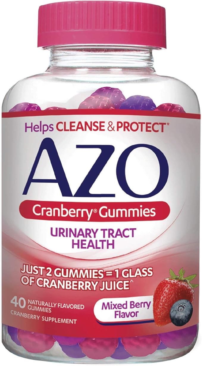 AZO Urinary Tract Health Gummies 72 Count & Cranberry Gummies 40 Count