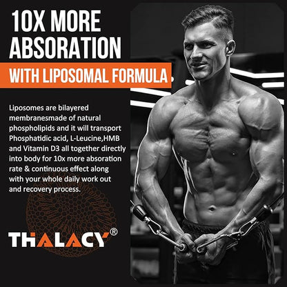 2000mg Liposomal Phosphatidic Acid Muscle Builder (PA), High Absorption Muscle Building Supplements for Men & Women | Muscle Gainer, mTOR Protein Synthesis & Lean Muscle, Strength, 10 Pack