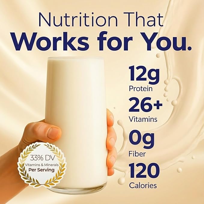 HMR 120 Vanilla Shake Meal Replacement Powder | Vanilla Shake Mix to Support Healthy Weight Loss | 12g of Protein | Nutritional Drink | Low Calorie Food | 12 Servings | 13.55 Ounce (Pack of 1)
