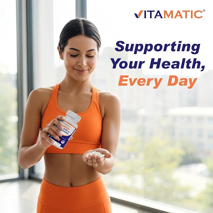 Vitamatic Caffeine Pills with L-Theanine – 300 mg Per Tablet – 120 Vegetarian Tablets (Pack of 2, Total 240 Tablets)