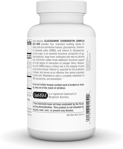Source Naturals Glucosamine Chondroitin Complex with Msm - 120 Tablets