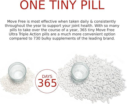 Move Free Type II Collagen, Boron & HA Ultra Triple Action Tablets, Move Free (75 Count in A Bottle) 1 ea (Pack of 3)