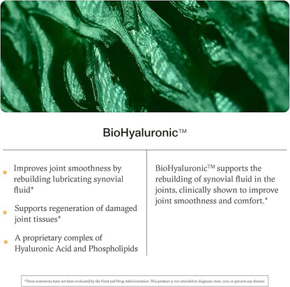 Synchro - Rejuve Joint Support Supplement, Non-GMO Cartilage and Joint Support, Joint Supplement with Hyaluronic Acid and Anthocyanins, 60 Joint Health Supplement Capsules
