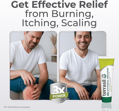 terrasil Clotrimazole Antifungal Cream, Relief for Fungal Yeast Infections, Jock Itch, Athletes Foot, Ringworm for Men & Women, Clinically Proven Treatment of Skin Fungus. FSA-HSA Eligible (1.7oz)