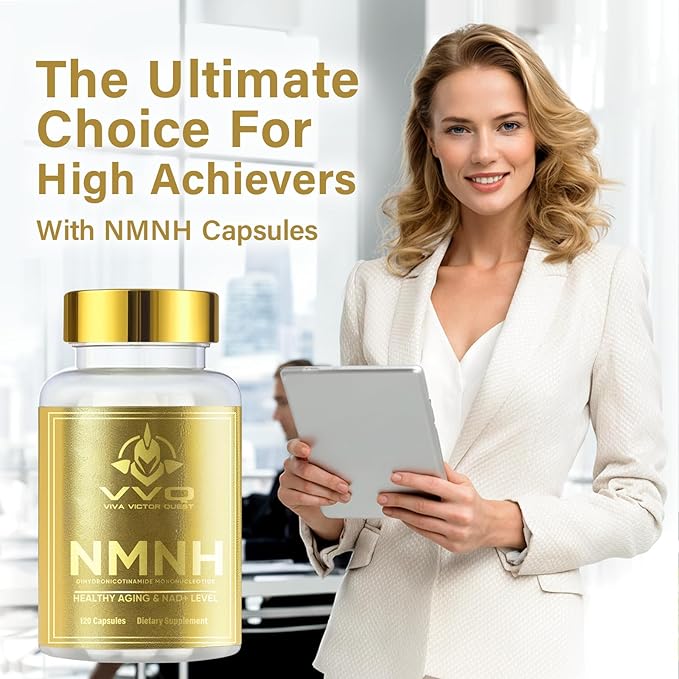 120 Capsules-1000MG NMNH (Dihydronicotinamide Mononucleotide), NAD Supplement to Boost NAD+ Levels as We Age (May Be More Effective Than Nicotinamide Riboside), NMNH Supplement for Anti-Aging