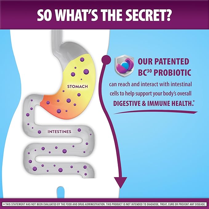 Digestive Advantage Daily Probiotic Gummy for Kids, Multi, Natural Fruit Flavours, 80.0 Count (Pack of 2)