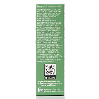 Advanced Clinicals Collagen Serum For Face | Visible Anti Aging Collagen Peptide Serum + Hyaluronic Acid Moisturizer Improves Look Of Wrinkles, Dry Skin, & Fine Lines, No added Fragrance, 2-Pack