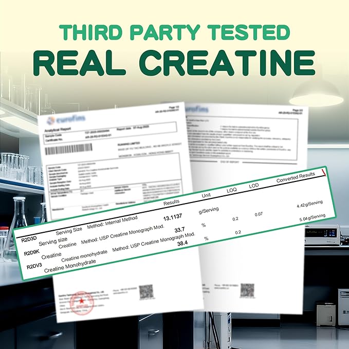 NSF Certified Creatine Gummy 5g - Creatine Monohydrate Gummies for Men & Women, Creatine Monohydrate for Muscle Strength, Muscle Builder, Energy Boost, Pre-Workout Supplement(120 Count)-Pineapple