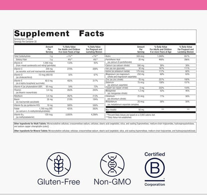 Metagenics Fem Prenatal - Prenatal Vitamin & Mineral Packs with Folate, Choline, Iron & Biotin - Supports Fetal & Brain Development - Non-GMO, Gluten-Free, Dairy-Free - cGMP Certified - 30 Packets