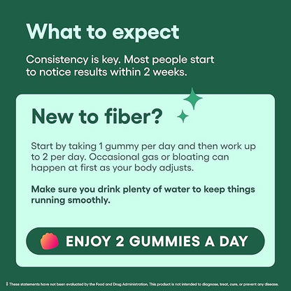 Physician’s Choice Fiber Gummies for Digestive Health & Regularity - Raspberry Lemon Flavor - No Sugar Added & Vegan - Natural Chicory Root Prebiotic Fiber - Daily Gummy for Adults, Women & Men - 60CT