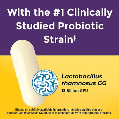 Nature Made Probiotics for Digestive Health Extra Strength 15 Billion CFU from Live Cultures,Probiotics for Women and Men,30 Probiotic Capsules,30 Day Supply,(Pack of 2)