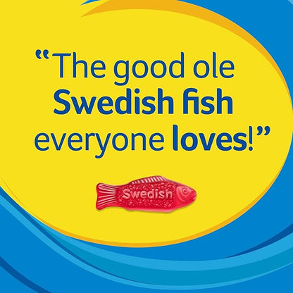 SWEDISH FISH Individually Wrapped Soft & Chewy Gummy Candy, Bulk Candy, 240 Count Box