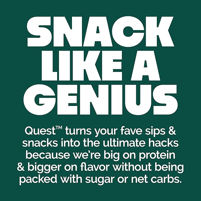 Quest Nutrition Mint Chocolate Chunk Protein Bars, 20g Protein, 1g Sugar, 4g Net Carb, High Fiber, Gluten Free, Keto Friendly, 4 Count