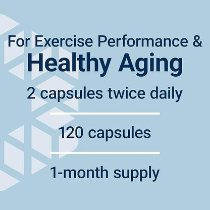 Life Extension Creatine Capsules – Creatine Monohydrate – Promotes Strength, Lean Muscle, Healthy Endurance – Non-GMO, Gluten-Free – 120 Capsules