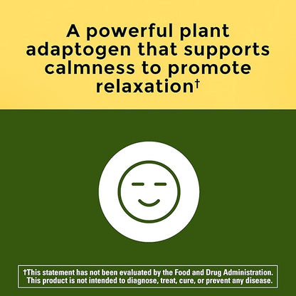 Nature Made Ashwagandha Capsules 125mg for Stress Support, Ashwagandha Supplements, 60 Capsules, 60 Day Supply