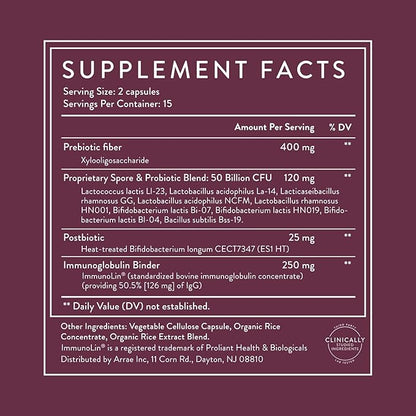 Arrae Tribiotic, Probiotics for Women, Support for Vaginal pH Balance, Gut, Immune, and Feminine Health, Prebiotics, Probiotics, Postbiotics, 30 Count