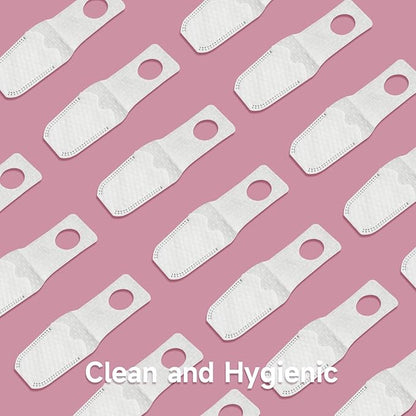 120 PCS Baby Tongue Cleaner for Newborn, Oral Finger Dry Wipes for Infant, Disposable Toddler Mouth Toothbrush for 0-24 Months