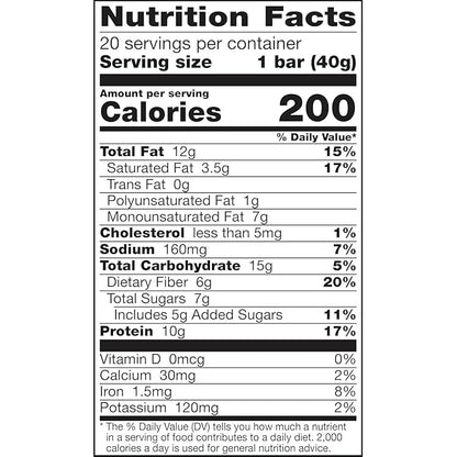 Nature Valley Protein Chewy Snack Bars, Peanut Butter Dark Chocolate, 20 Bars, 28.4 oz