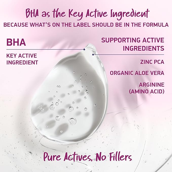 Organic BHA Peeling 2% • Natural Salicylic Acid Exfoliant • Pore Refining Complex • Facial Exfoliant for Smoother-Looking Skin • Refines Skin Appearance • Made in Germany