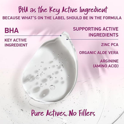 Organic BHA Peeling 2% • Natural Salicylic Acid Exfoliant • Pore Refining Complex • Facial Exfoliant for Smoother-Looking Skin • Refines Skin Appearance • Made in Germany