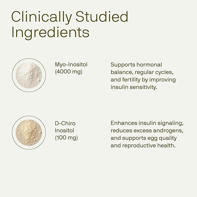 Nutriissa • Divine Feminine • Myo-Inositol 4000 mg & D-Chiro 100 mg – 40:1 Ratio for Hormonal Balance & Mood Support – EPEB Certified – 180 Vegan Capsules