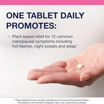 Metagenics HerWellness Estrovera - Hormone-Free Plant-Based Supplement - Supports Menopause & Perimenopause Relief - Hot Flashes, Night Sweats, Multi-Symptom Support - Vegetarian, Non-GMO - 30 Tablets