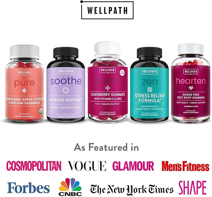 WellPath Soothe Hormone Balance for Women + Cortisol Supplements for Women | Thyroid Support, Mood Support, & Metabolism Booster | Adrenal Support | Rhodiola, Selenium, Iodine | Adaptogens, 60 ct