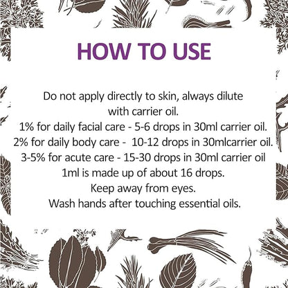 Deve Herbes Pure Dill Seed Essential Oil (Anethum graveolens) Steam Distilled (Pack of Two) 100ml X 2 (6.76 oz)