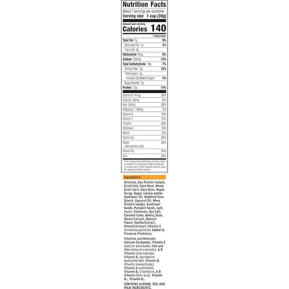 Ratio Trio Maple Almond Crunch Cereal, 10g Protein, Keto Friendly, 10.4 oz (Pack of 4)