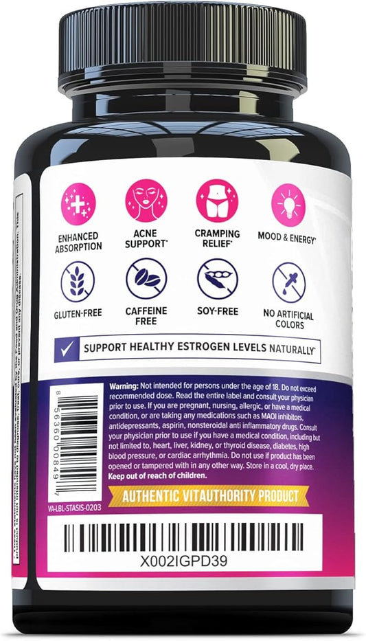 Myo-Inositol D-Chiro Women's Hormone Balance Supplement - 40:1 Myo-Inositol & D-ChiroInositol Blend with DIM for Hormone Balance for Women - Health Vitamins for Skin, Energy, & Cycle Support (1 Month)