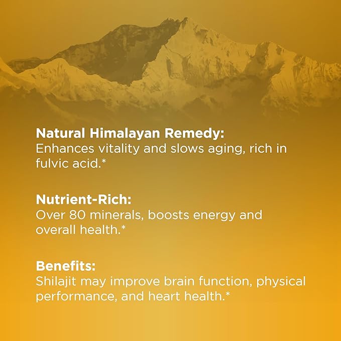 Effective Nutra Shilajit Gummies 1000mg | Pure Shilajit Resin for Energy, Brain & Immunity | Supplement for Men & Women | Sugar-Free, Vegan, Gluten-Free | Natural Berry Flavor, Made in USA (90ct)