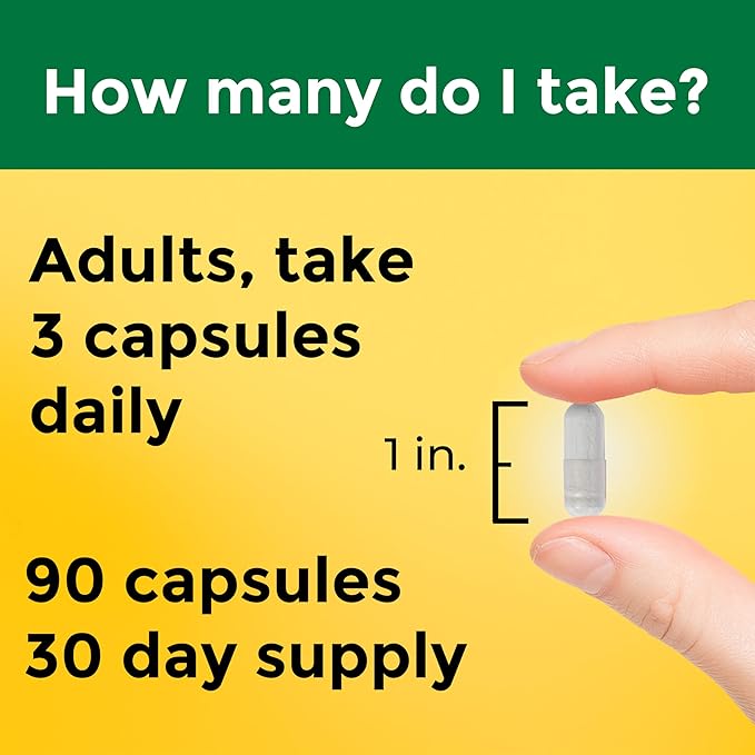 Nature Made Magnesium L-Threonate with Vitamin C & Vitamin D3, Provides 130 mg of Mag from 1800 mg Magnesium L Threonate, Cognitive Support Magnesium Supplement, 90 Capsules, 30 Day Supply