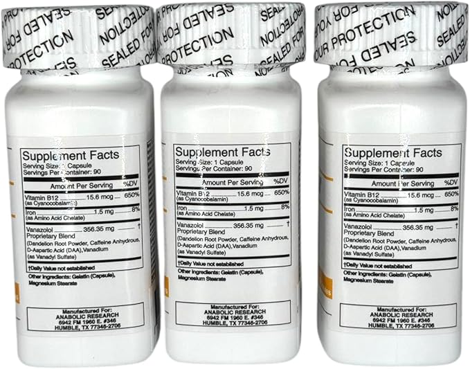 Winn-50-3 Month Supply - 270 Capsules - Dietary Supplement - Support Lean Physique and Improved Athleticism