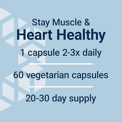 Life Extension Super Carnosine, L-carnosine, Luteolin, Vitamin B1, Muscle Support, Exercise Recovery, Heart Health, Gluten-Free, Non-GMO, Vegetarian, 60 Capsules