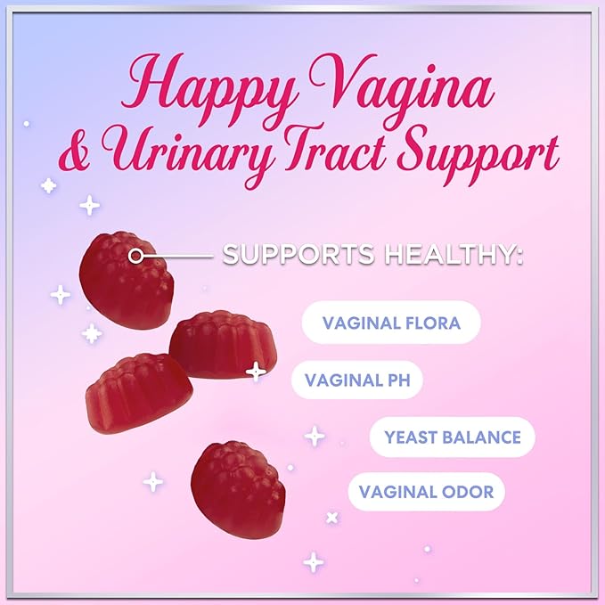 Probiotics for Women Gummies with Cranberry - 6 Premium Strains for PH Balance - Women Probiotics for Digestive Health, Vaginal & Immune Support, Women's Probiotic Feminine Health Gummy - 60 Gummies