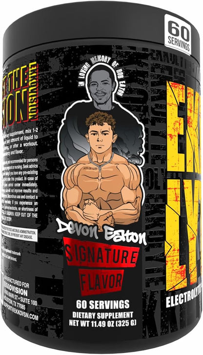 Ekkovision Ekkolyte Electrolytes & Minerals Powder, 50 MG Vitamin C & 155 MG Magnesium for Hydration Support, Electrolytes for Women & Men, Strawberry Banana Flavored Electrolyte Mix, 60 Servings