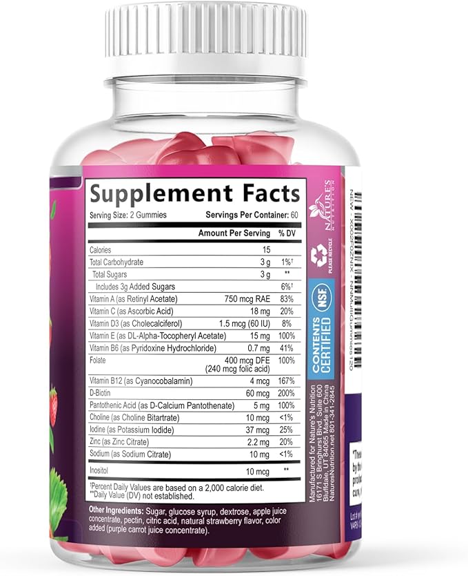 Multivitamin Gummies for Adults - Daily Adult Multivitamins Gummy with Vitamins A, C, D, B12 for Women & Men, Immune Support Gummy Multivitamins Supplement, Adult Multi VIT Vitamin - 120 Gummies