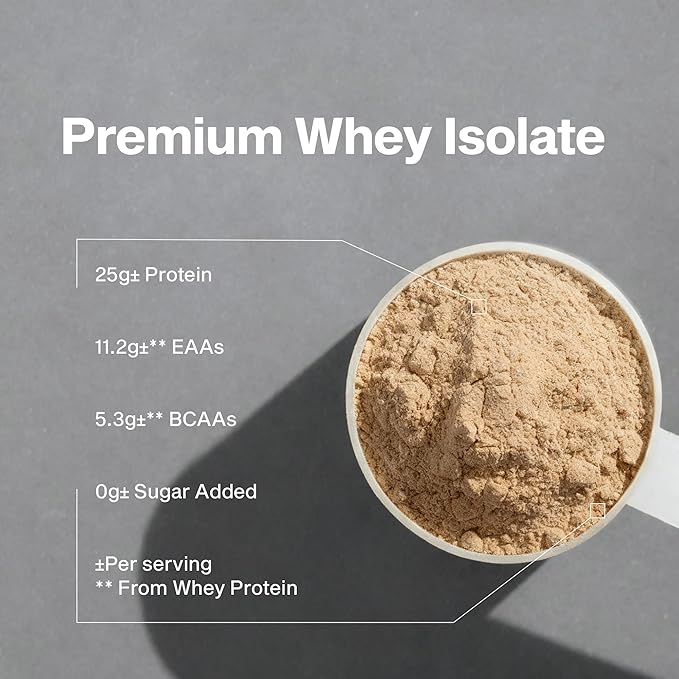 MuscleTech ISO Whey Isolate Protein Powder, Chocolate - Post Workout Gym Supplement for Lean Muscle Gain, Body Building Weight Gainer & Recovery - 25g Protein, BCAA, EAA & 0 Added Sugar - 2lbs