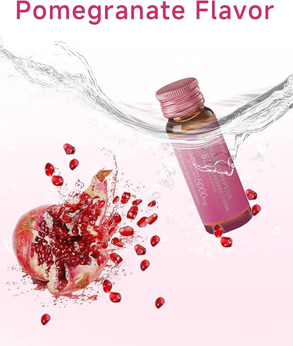 Ageless Beauty Marine Collagen Drink, Liquid Collagen for women with 5,000mg Franch Hydrolyzed Collagen, Korean Collagen Tripeptide, Skipjack Elastin Peptide, Supports Skin, Less Wrinkles, 0 Additives