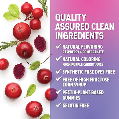 Nature's Nutrition Probiotics for Women Gummies with Cranberry - 6 Premium Strains for PH Balance, Digestive Health, Vaginal & Immune Support, Women's Probiotic Gummy for Feminine Health - 120 Gummies