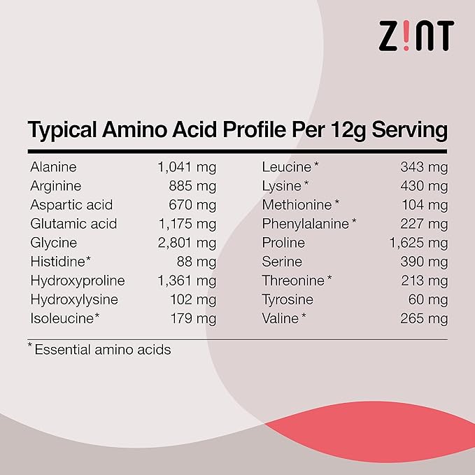 Z!NT Collagen Hydrolysate Bag, 10 Oz