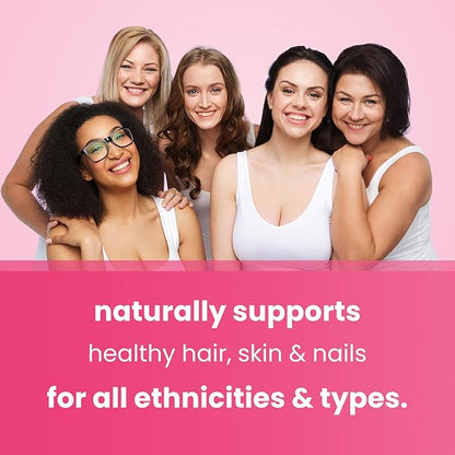 NutraChamps Biotin Gummies 5000mcg with Collagen, Keratin & More – Hair Skin and Nails Vitamins for Women & Men – Support Normal Hair Growth Cycle - Enhanced with Vitamin C, D3, Zinc